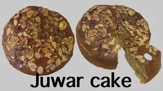 Juwar Cake. Millet Cake. Gluten Free Cake, Air Fry Cake. Banana Cake, Healty Cake. Healthy Breakfast
