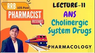 L-11 Anticholinergic Drug System - Autonomic Nervous system Pharmacology -RRB Pharmacist 105