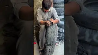 The Most Amazing Process of Retreading Old Tyre.