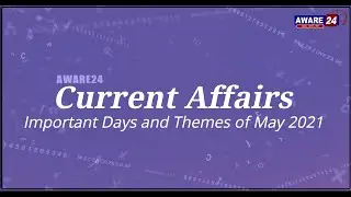 Important Days and Themes of May 2021 | Current Affairs