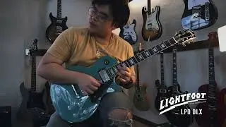 D&D Guitars Lightfoot Series LP DLX Demo (No Talk)