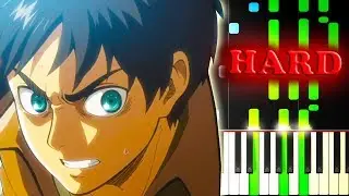 ATTACK ON TITAN SEASON 2 OP - Piano Tutorial