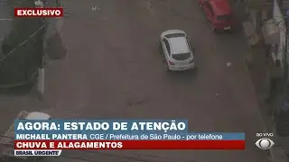 Chuva em SP: CGE alerta para estado de aten&ccedil;&atilde;o na cidade