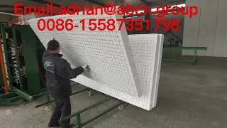 Machine de fabrication de panneaux muraux en treillis m&eacute;tallique 3D