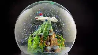 Delta Airlines | Tropical Jungle Custom Snow Globes