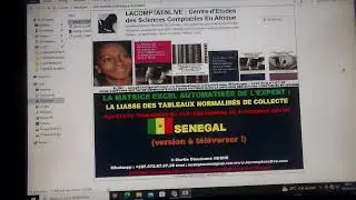 DGID-SENEGAL : ETATS FINANCIERS ANNUELS A TELEVERSER ASSISTEE PAR LA MATRICE EXCEL AUTOMATISEE