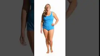 Tuffy Plus Size Chlorine Resistant Polyester Active Tank One Piece Swimsuit | SwimOutlet.com