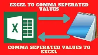 💻 Convert excel to comma separated list | Convert comma separated list to excel #indictech