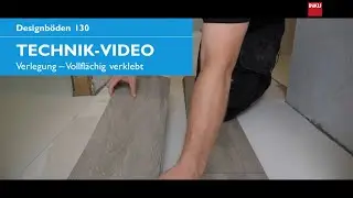 INKU Designb&ouml;den 130 // Verlegung &ndash; Geklebte Verlegung auf mineralischem Untergrund