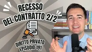 Recesso 2/2 - Diritto Privato in 3 minuti