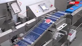 DMFB92LIN + F-Line F222 + PETD160 + Checkweigher
