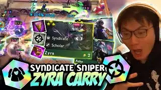My Syndicate Sniper Zyra one shots the ENTIRE backline