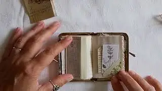 Micro journal from an altered purse . LOST BY ROYAL MAIL 😭😭#junkjournal  #mixedmedia