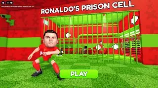 RONALDO'S PRISON RUN! (Obby) Roblox Gameplay Walkthrough No Death 4k