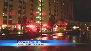 Couch fire breaks out at retirement building in downtown Erie