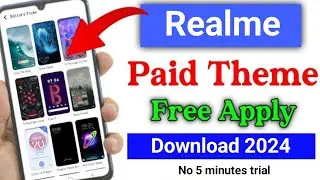 Realme Paid theme free Download 2024 | realme Ke Theme Store Se Free Me Theme Kaise Download Karen