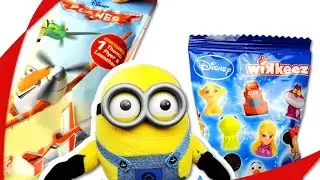 Unboxing Minions, Disney Plane, Wikeez Surprise Bags with Minions