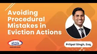 Avoiding Procedural Mistakes in Eviction Actions