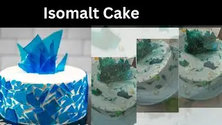 Isomalt cake/ candy cake