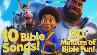 Sunday School Songs for Kids | 20 Minutes Bible Songs | Christian Music for Toddlers | BibleBuds 3D