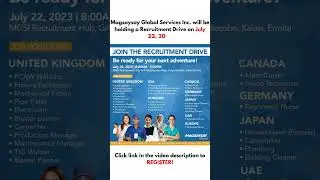 JOB OPENINGS ABROAD