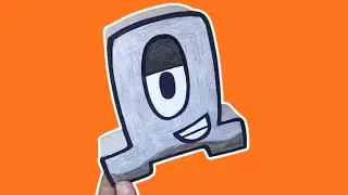 Ukrainian Alphabet Lore Д | DIY Paper Craft