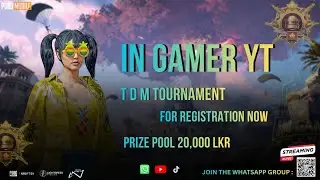 PUBG TAMIL STREAM || RUSH GAMEPLAY | SRILANKA TAMIL GAMER 🇱🇰 #ingameryt3 #pubgmobile #pubgtamillive