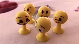 ALDI Emoji Emojis 2019 - 1 2 3 4 5 4 3 2 1 kommen und verschwinden langsam