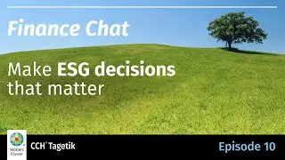 Finance chat | How companies drive growth through ESG strategy