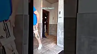 Bro was fighting demons in the bathroom ☠️ #shorts