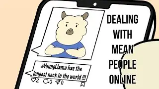 Dealing With Mean People Online Social Story📱