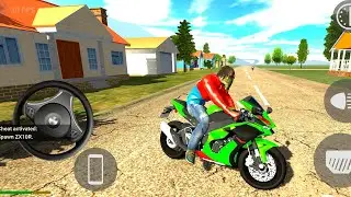 🔥 Kawasaki ZX-10R Speed Beast Ride | IndianCars Simulator 3D Map 🏍️⚡ Indian Bike Driving 3D