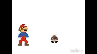 Big mario helps small mario edit. *THE COLOR PALLET IS WEIRD OKAY* 