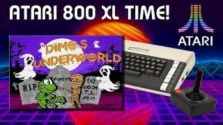 #2457 Atari 800XL Homebrew Time!...Dimo's Underworld: S&uuml;sses und Schl&uuml;ssel sammeln [Atari 8Bit]