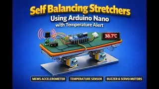 Self Balancing Stretchers Using Arduino Nano with Temperature Alert