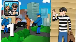 Robbery Bob Chapter 1(Suburbs) Walkthrough | Gameplay