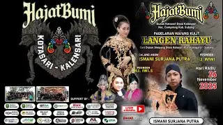 🔴LIVE MALAM PAGELARAN WAYANG KULIT LANGEN RAHAYU | EDISI HAJAT BUMI DSN.KOTASARI,KALENSARI 26.11.25