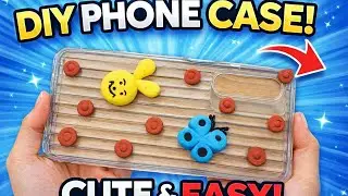 Amazing Clay Phone Cover Decoration| Step by Step TutorialHow to Make a Cute Clay Phone Case at Home