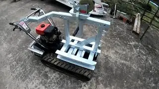 小型ボートけん引クローラー使用方法