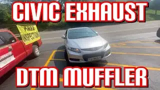 2015 Honda Civic EXHAUST w: DTM EXHAUST!