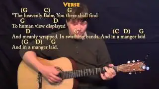 While Shepherds Watched Their Flocks (Christmas) Guitar Cover Lesson in G with Chords/Lyrics