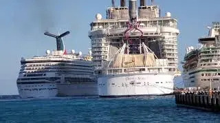 Carnival Glory crash Cozumel 12-20-19