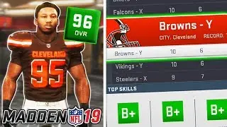 Browns Dominate Year 1 + Stacked Draft Class | Madden 19 Draft Build Pt. 1