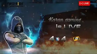 Karan gaming ff is live 6 VS 6 COUSTOM GOD LEVEL PLAYER GAMEPLAY AND REQUEST 📲 #freefiregighlight