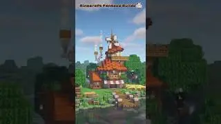 Minecraft | Fantasy House Tutorial #Shorts