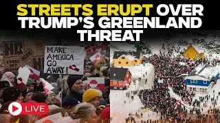 LIVE: Demonstrators Rally in Greenland and Copenhagen Against Trump's Annexation Threat