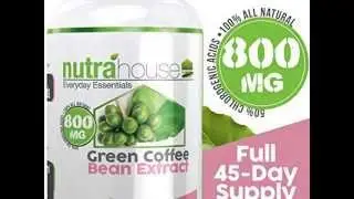 Get Pure Green Coffee Bean Extract 800 mg Standardized at 50% Chlorogenic Acids by N Top List