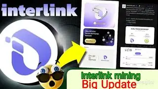 Interlink Mining App Latest Update|| Interlink Conversation Ratio, listing update And Vesting update