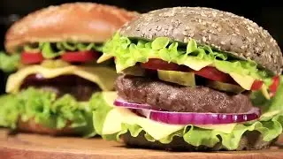 Homemade Burgers Stock Video