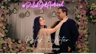 Palak & Avtar Ring Ceremony Teaser | vow exchange | FINE PHOTOGRAPHY | 2025